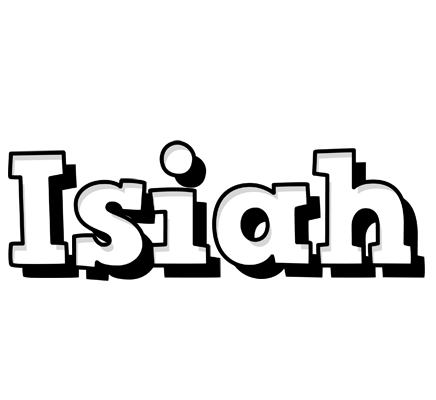 Isiah snowing logo
