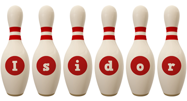 Isidor bowling-pin logo