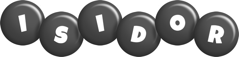 Isidor candy-black logo