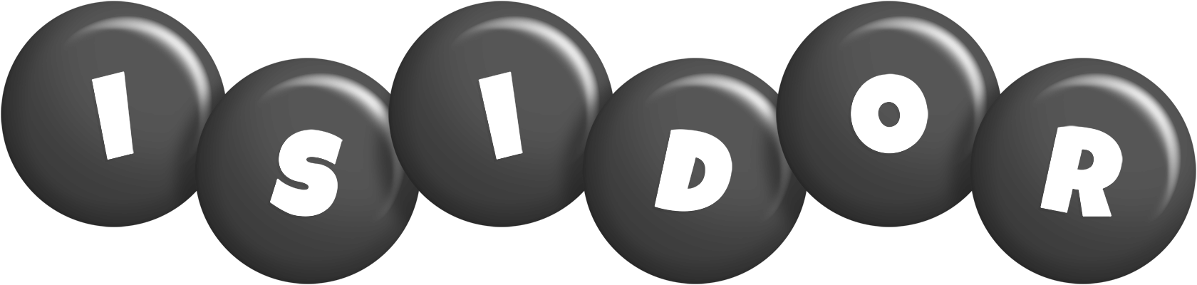 Isidor candy-black logo