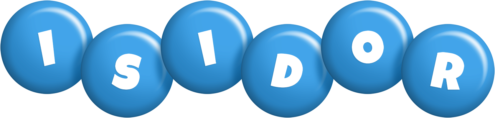 Isidor candy-blue logo