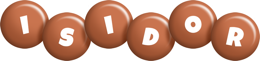 Isidor candy-brown logo