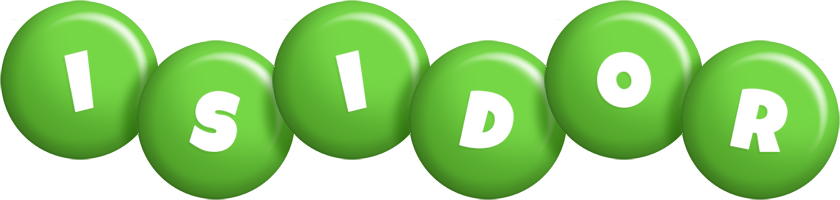 Isidor candy-green logo