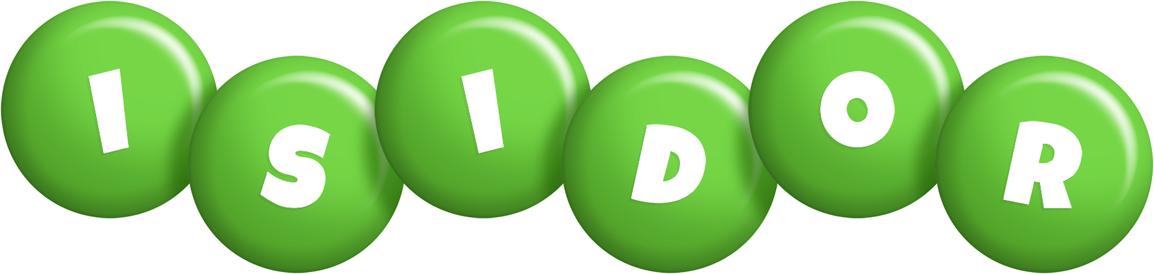 Isidor candy-green logo
