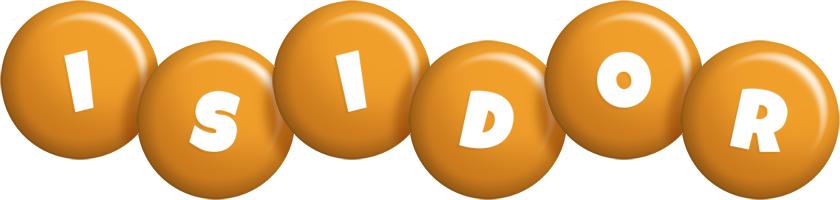 Isidor candy-orange logo