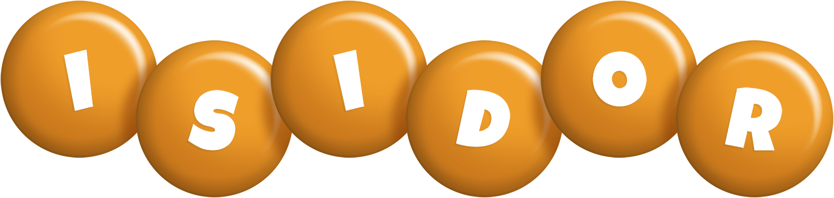 Isidor candy-orange logo