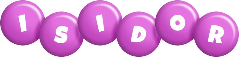 Isidor candy-purple logo
