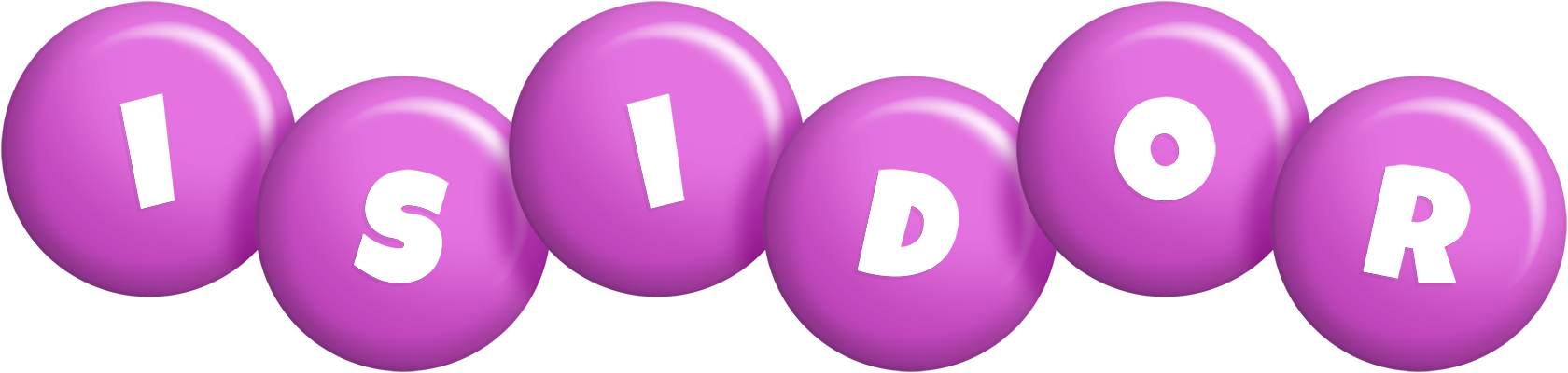 Isidor candy-purple logo