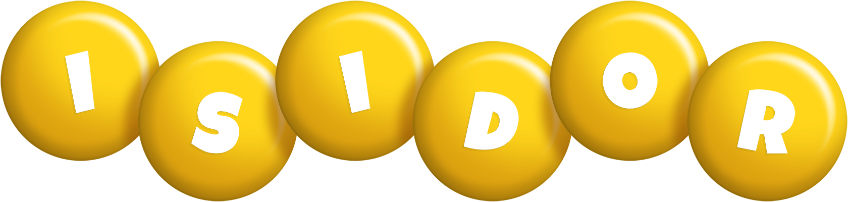 Isidor candy-yellow logo