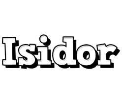 Isidor snowing logo
