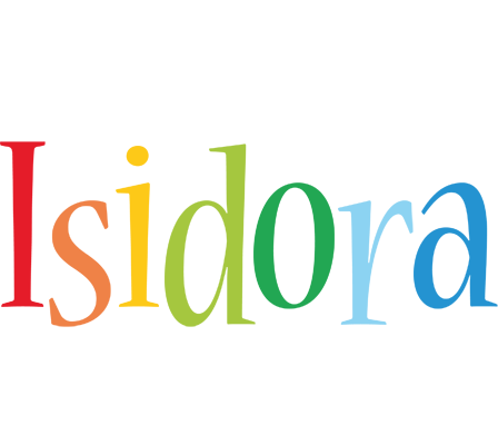 Isidora birthday logo
