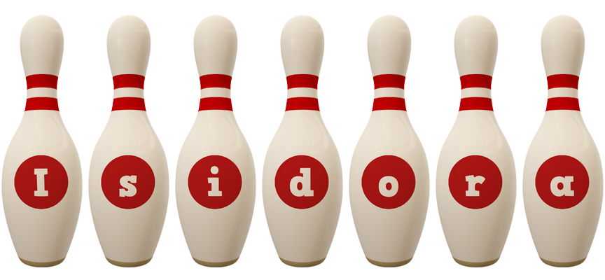 Isidora bowling-pin logo