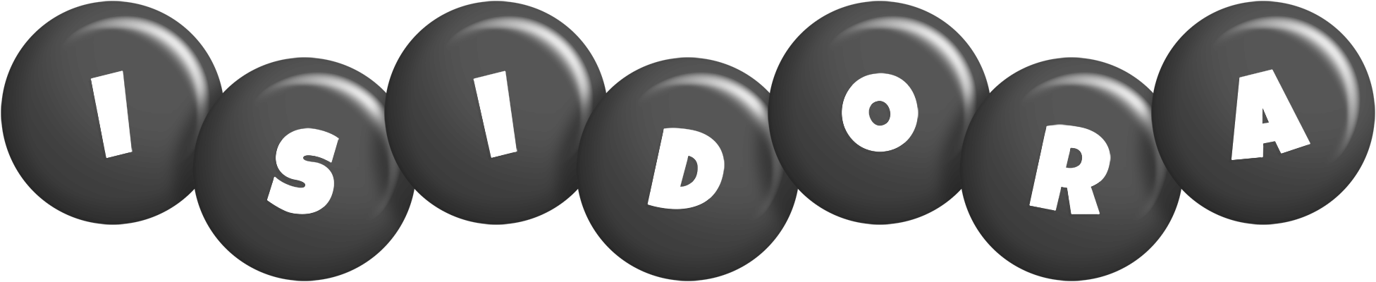 Isidora candy-black logo