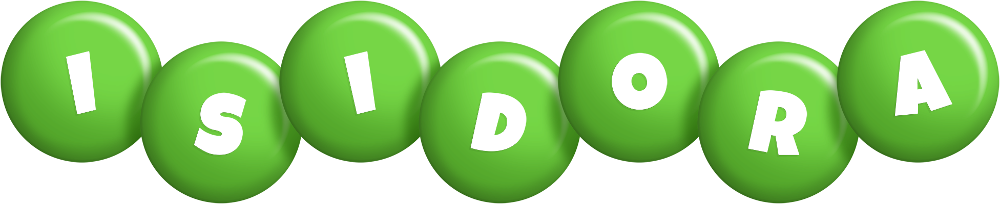 Isidora candy-green logo