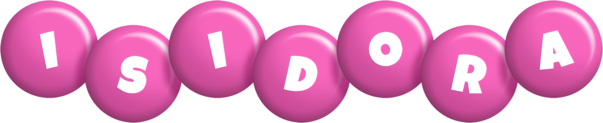 Isidora candy-pink logo