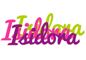 Isidora flowers logo