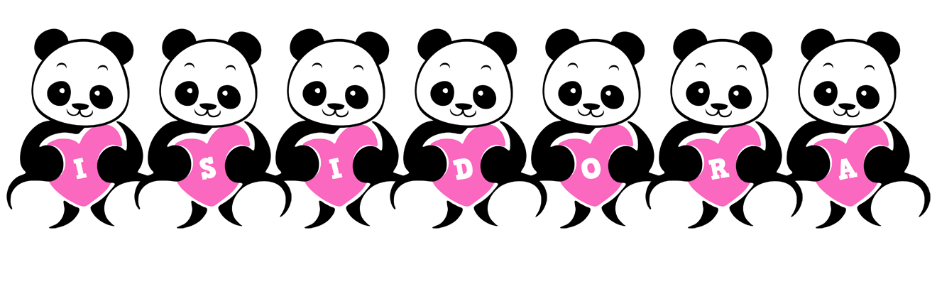 Isidora love-panda logo