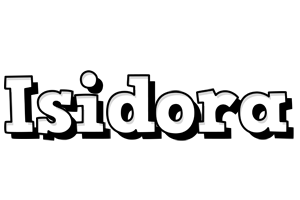 Isidora snowing logo