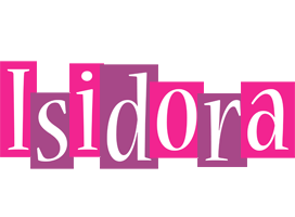 Isidora whine logo