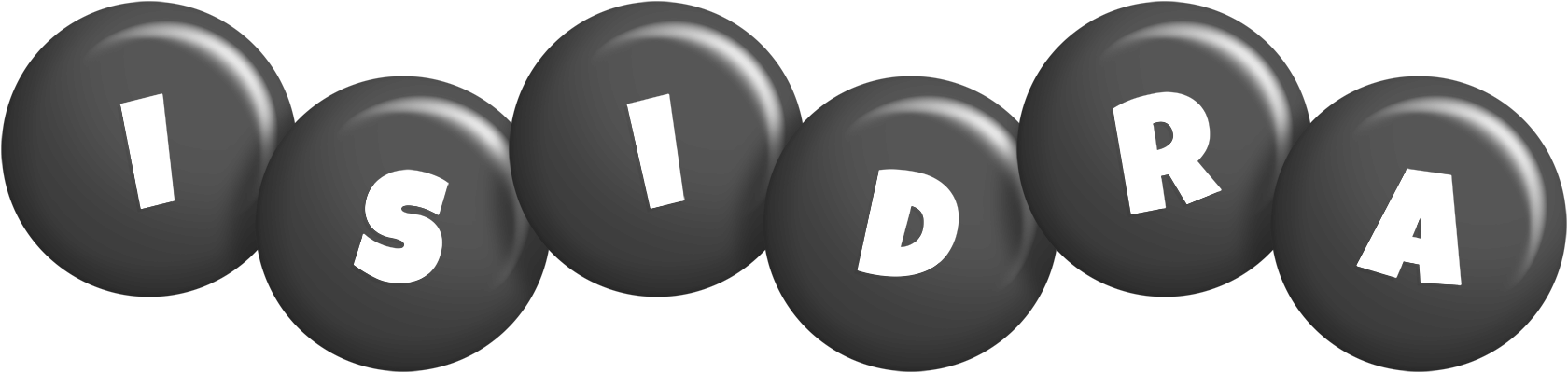 Isidra candy-black logo