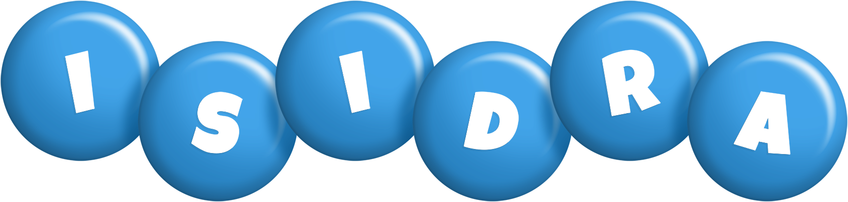 Isidra candy-blue logo