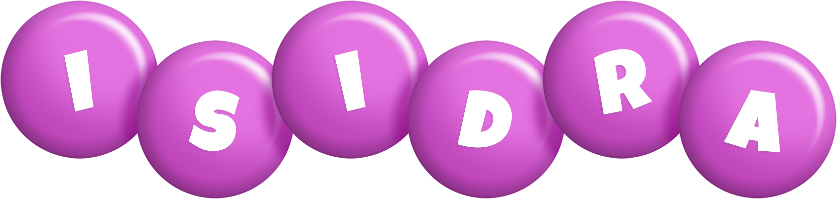 Isidra candy-purple logo