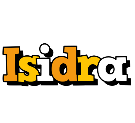 Isidra cartoon logo