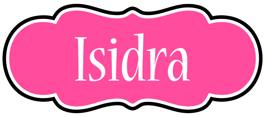 Isidra invitation logo