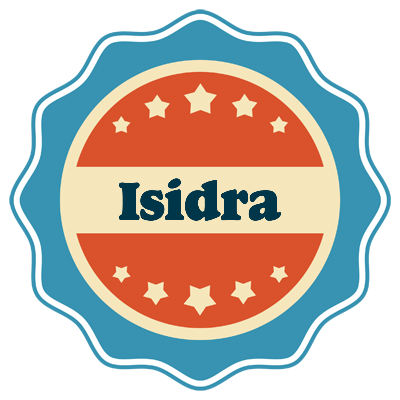 Isidra labels logo