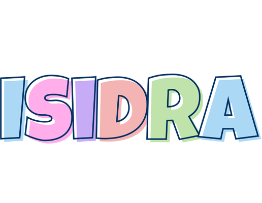 Isidra pastel logo