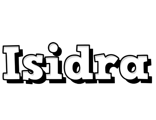 Isidra snowing logo