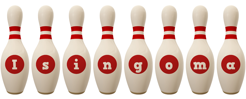 Isingoma bowling-pin logo