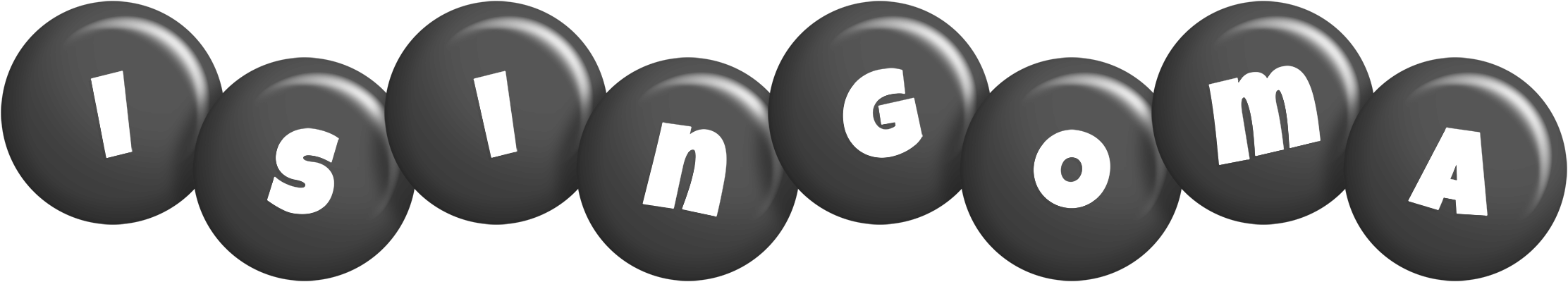 Isingoma candy-black logo