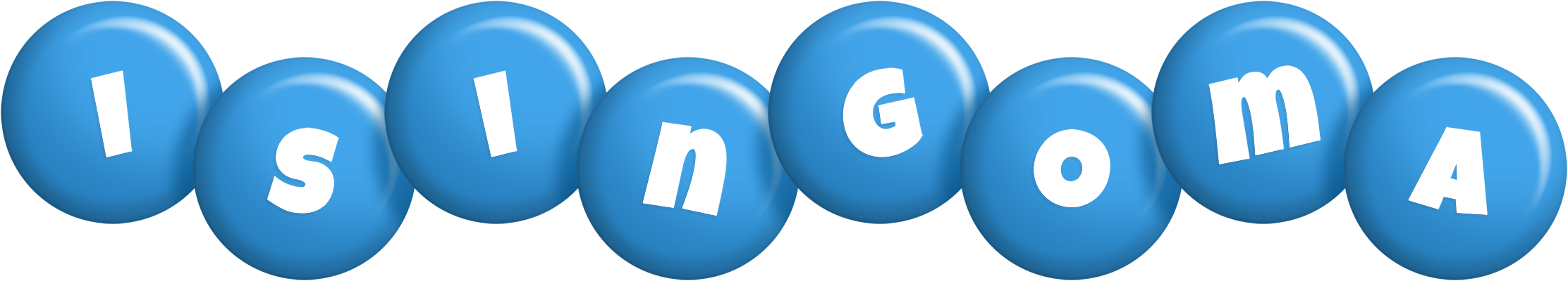 Isingoma candy-blue logo