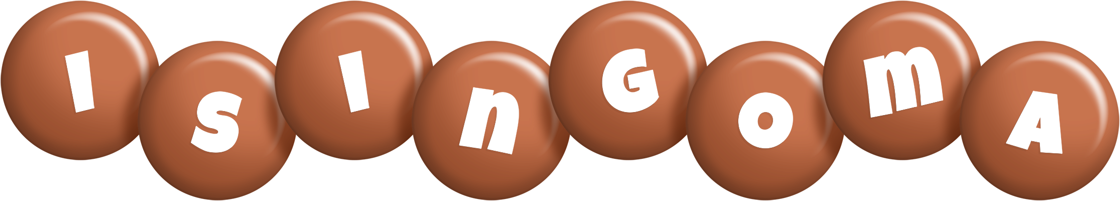 Isingoma candy-brown logo