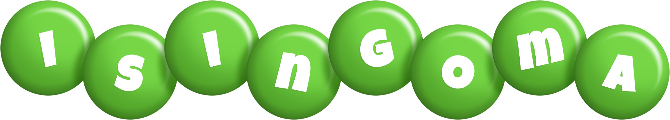 Isingoma candy-green logo