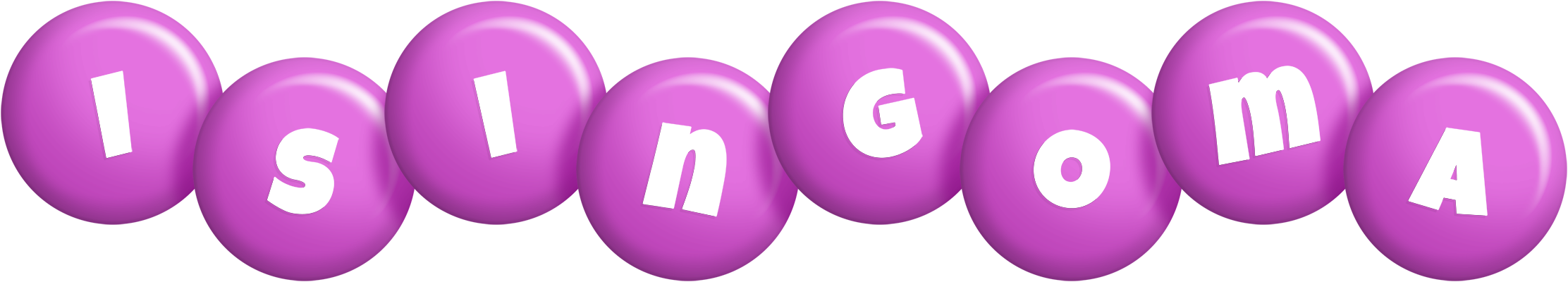 Isingoma candy-purple logo
