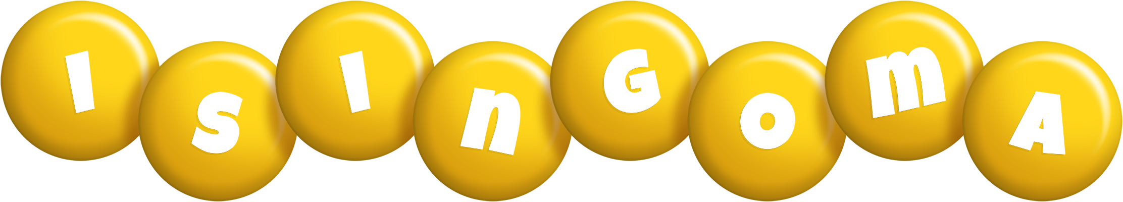 Isingoma candy-yellow logo