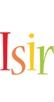 Isir birthday logo