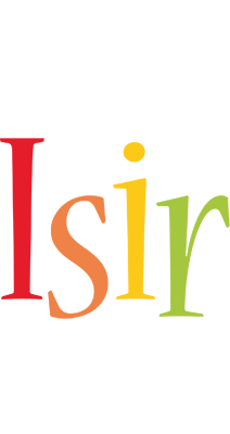 Isir birthday logo