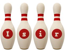 Isir bowling-pin logo