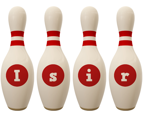 Isir bowling-pin logo