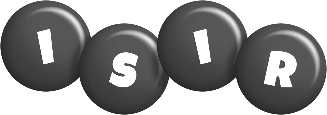 Isir candy-black logo