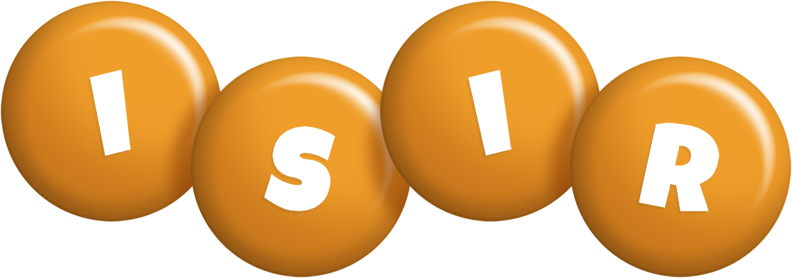Isir candy-orange logo