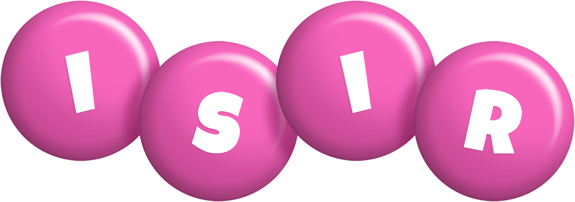 Isir candy-pink logo