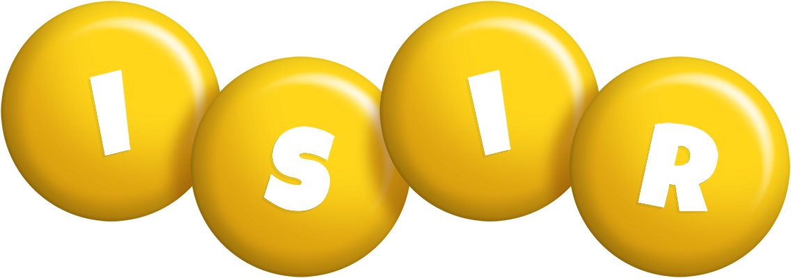 Isir candy-yellow logo
