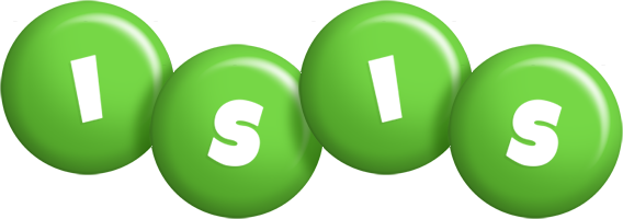 Isis candy-green logo