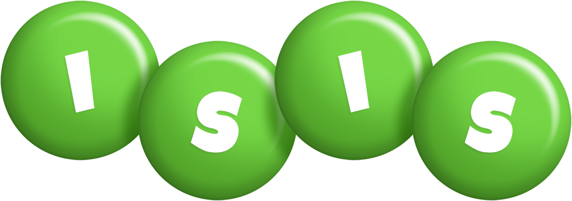 Isis candy-green logo