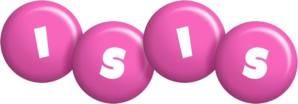 Isis candy-pink logo