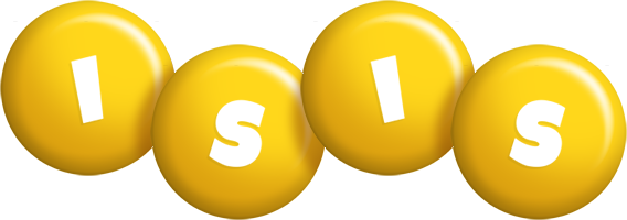 Isis candy-yellow logo